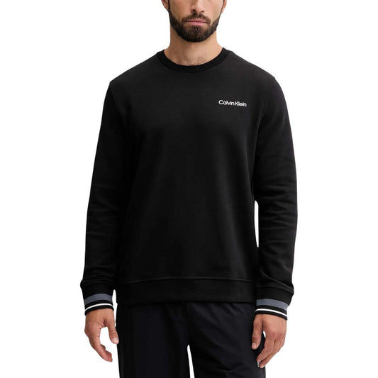 Calvin Klein Sport Black Cotton Sweatshirt 1728,71956299936,Black,Calvin Klein Sport,Clothing,IT52 | XL,Men,New with tags,Sportswear - Clothing,Sweatshirt - Sportswear - Clothing