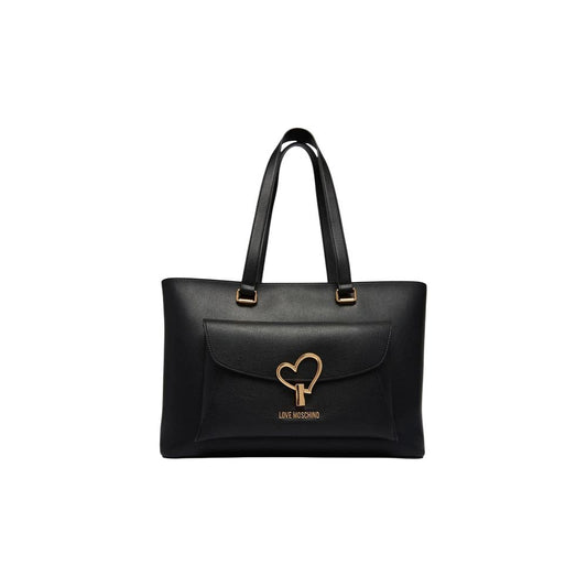 Love Moschino Black Polyethylene Handbag 1728,71956299936,Bags,Black,Handbags - Bags,Love Moschino,New with tags,Women