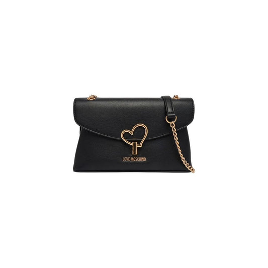 Love Moschino Black Polyethylene Handbag 1728,71956299936,Bags,Black,Handbags - Bags,Love Moschino,New with tags,Women