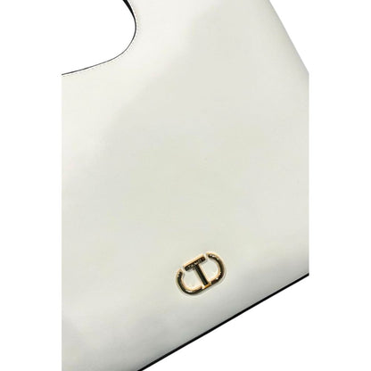 Twinset White PU Women Handbag