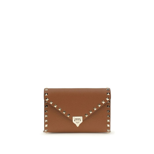 Valentino Garavani Brown Calf Leather Bos Taurus Wallet 1728,72470364320,Accessories,Brown,New with tags,Valentino Garavani,Wallets - Accessories,Wallets - Wallets - Accessories,Women