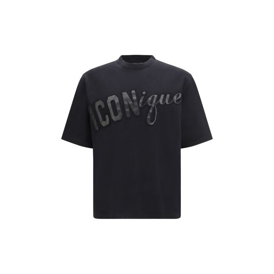 Dsquared² Black Cotton T-Shirt 1728,72470364320,Black,Clothing,Dsquared²,L,Men,New with tags,S,T-Shirts - Clothing,XL