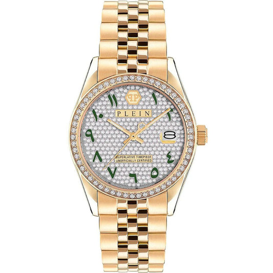 Philipp Plein Gold Stainless Steel Dress Watch 1728,67434610848,Accessories,Dress Watches - Watches - Accessories,Gold,New with tags,Philipp Plein,Watches - Accessories,Women