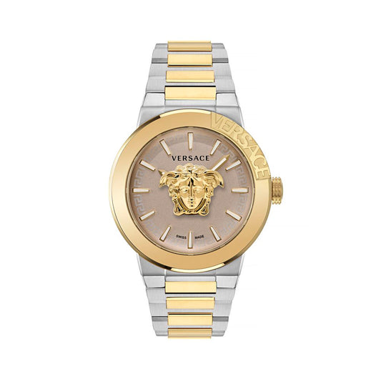 Versace Gold Stainless Steel Dress Watch 1728,67434610848,Accessories,Dress Watches - Watches - Accessories,Gold,Men,New with tags,Versace,Watches - Accessories
