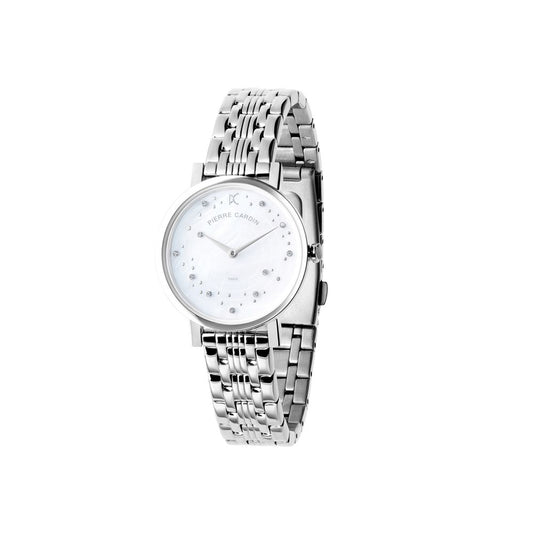 Pierre Cardin Gray Stainless Steel Dress Watch 1728,67434610848,Accessories,Dress Watches - Watches - Accessories,Gray,New with tags,Pierre Cardin,Watches - Accessories,Women