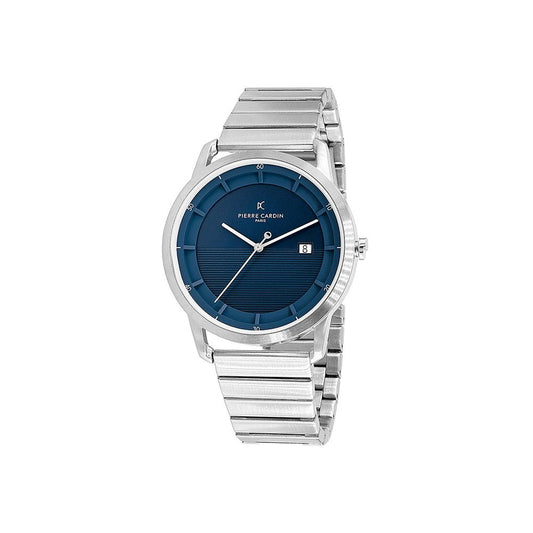 Pierre Cardin Gray Stainless Steel Dress Watch 1728,67434610848,Accessories,Dress Watches - Watches - Accessories,Gray,Men,New with tags,Pierre Cardin,Watches - Accessories