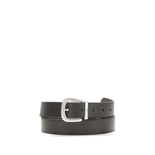 Valentino Garavani Black Calf Leather Bos Taurus Regular Belt 100 cm / 40 Inches,110 cm / 44 Inches,1728,72470364320,90 cm / 36 Inches,95 cm / 38 Inches,Accessories,Belts - Accessories,Black,Men,New with tags,Regular Belts - Belts - Accessories,Valentino