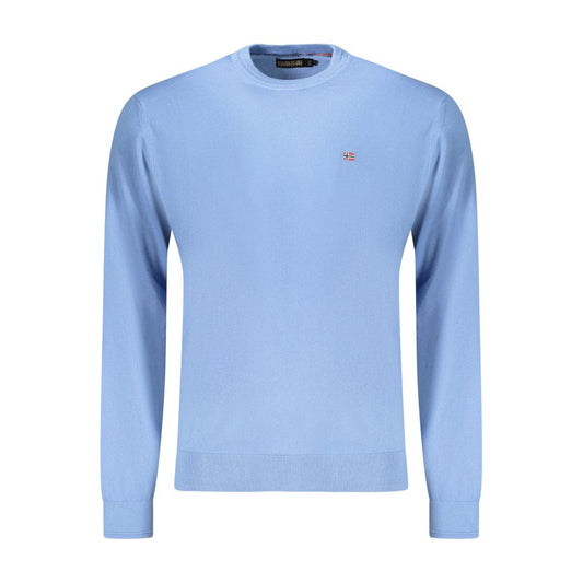 Napapijri Azzurro Cotton Men's T-Shirt 1728,3XL,67403481248,Blue,Clothing,L,M,Men,Napapijri,New with tags,S,Sweaters - Clothing,Sweatshirts - Sweaters - Clothing,XL,XXL