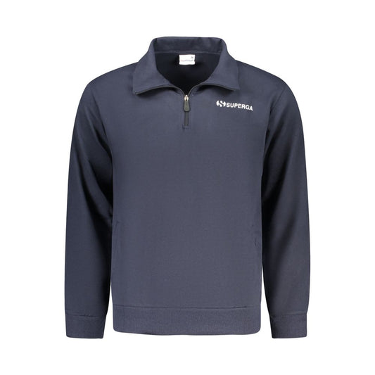 Superga Blue Nylon Men's Jacket 1728,67403481248,Blue,Clothing,L,M,Men,New with tags,Superga,Sweaters - Clothing,Sweatshirts - Sweaters - Clothing,XL,XXL