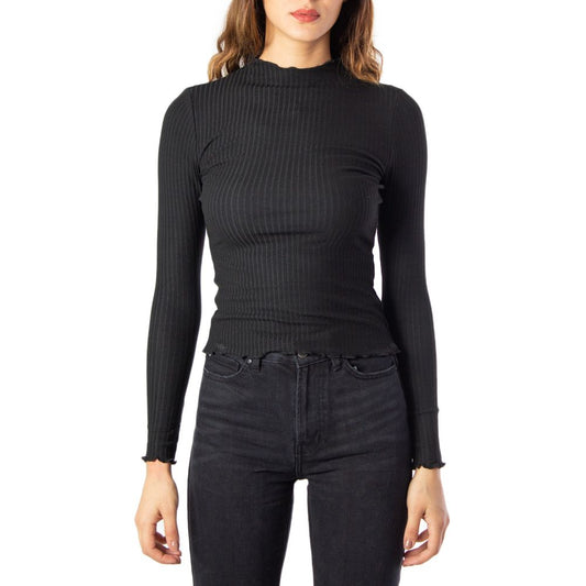 Only Black Polyester Turtleneck 1728,71956299936,Black,Clothing,IT42|M,New with tags,Only,Sweaters - Clothing,Turtlenecks - Sweaters - Clothing,Women,XL