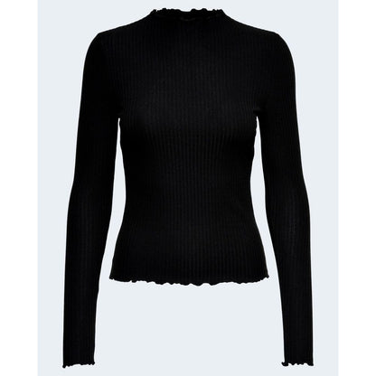 Only Black Polyester Turtleneck 1728,71956299936,Black,Clothing,IT42|M,New with tags,Only,Sweaters - Clothing,Turtlenecks - Sweaters - Clothing,Women,XL