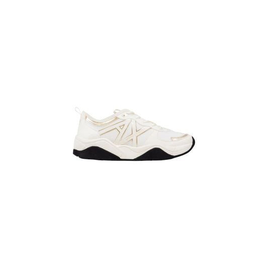 Armani Exchange White Polyester Athletic Sneakers 1728,71956299936,Armani Exchange,Athletic - Sneakers - Shoes,EU35/US5,EU36/US6,New with tags,Shoes,Sneakers - Shoes,White,Women