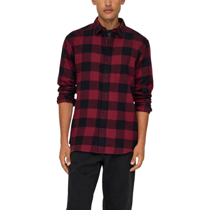 Only & Sons Multicolor Cotton Pattern Shirt 1728,71956299936,Clothing,IT42 | XS,IT52 | XL,IT54 | XXL,Men,Multicolor,New with tags,Only & Sons,Pattern - Shirts - Clothing,Shirts - Clothing,Shortsleeve - Shirts - Clothing