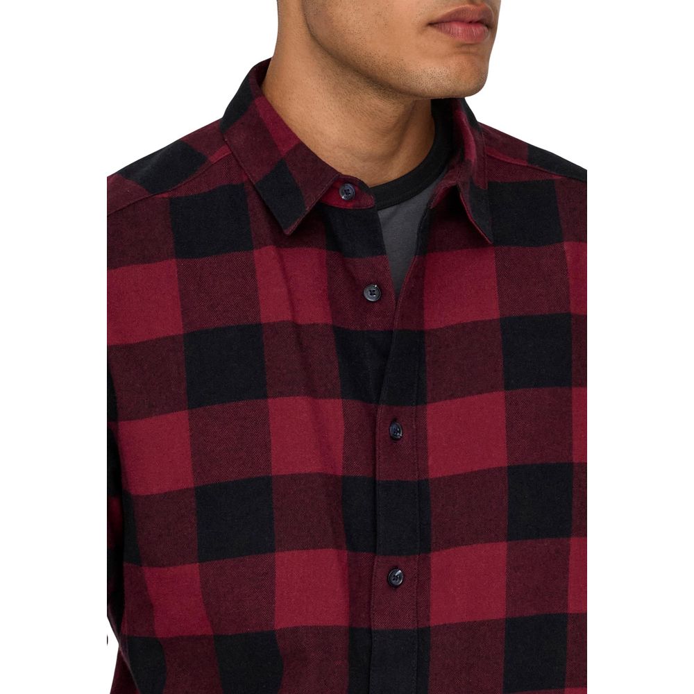 Only & Sons Multicolor Cotton Pattern Shirt 1728,71956299936,Clothing,IT42 | XS,IT52 | XL,IT54 | XXL,Men,Multicolor,New with tags,Only & Sons,Pattern - Shirts - Clothing,Shirts - Clothing,Shortsleeve - Shirts - Clothing