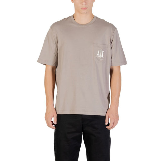 Armani Exchange Brown Cotton Sportswear 1728,71956299936,Armani Exchange,Brown,Clothing,IT42 | XS,IT44 | S,IT46 | M,IT48 | L,IT52 | XL,IT54 | XXL,Men,New with tags,Sportswear - Clothing,T-Shirts - Clothing,T-Shirts - Sportswear - Clothing