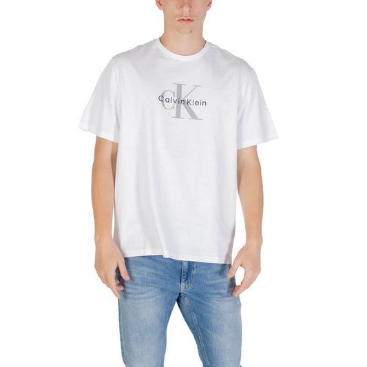 Calvin Klein Jeans White Cotton T-Shirt 1728,71956299936,Calvin Klein Jeans,Clothing,IT44 | S,IT46 | M,IT48 | L,IT52 | XL,Men,New with tags,T-Shirts - Clothing,T-Shirts - T-Shirts - Clothing,White