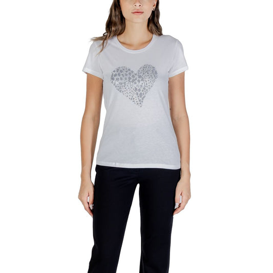 Liu Jo White Cotton T-Shirt