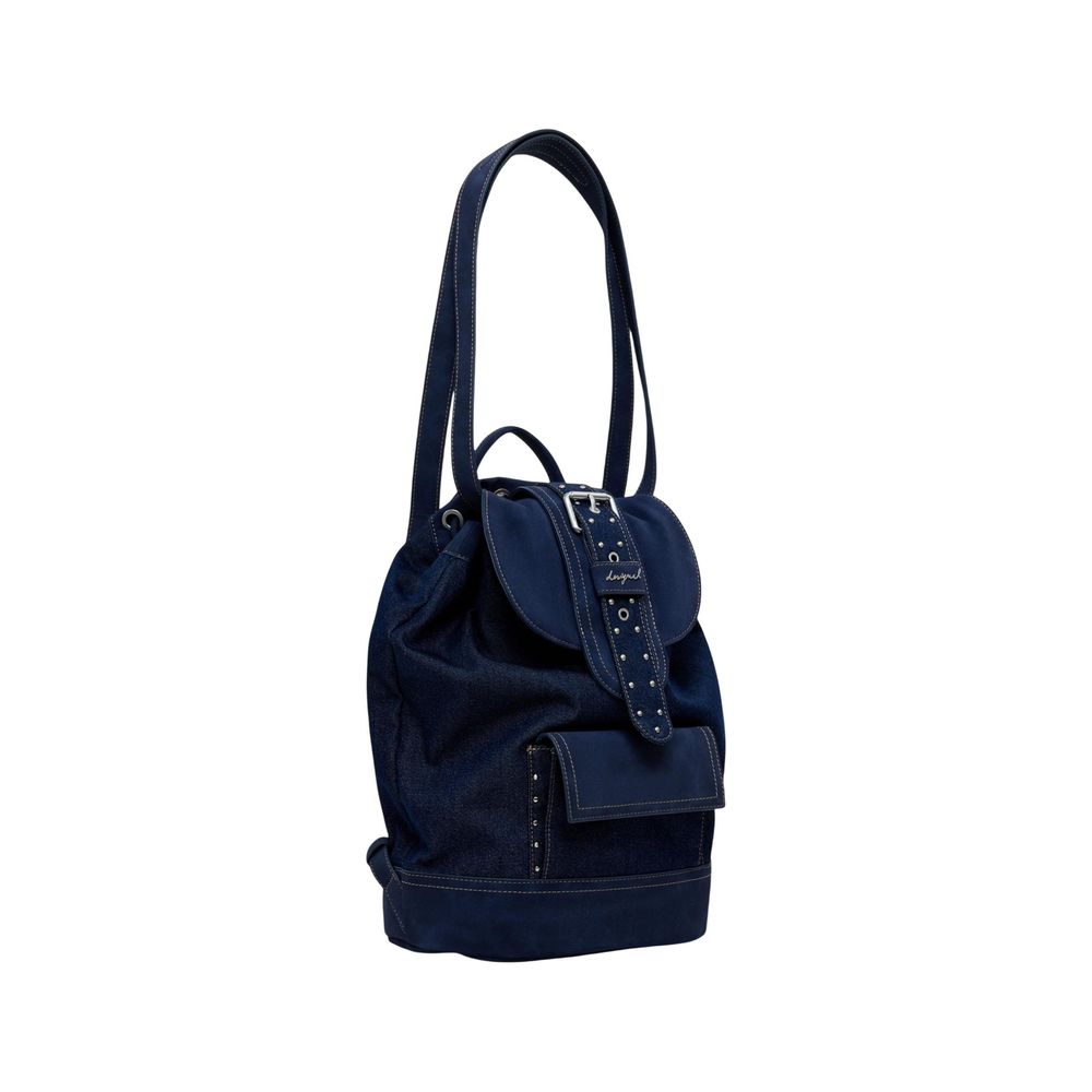 Desigual Blue Polyethylene Backpack 1728,71956299936,Backpacks - Bags,Bags,Blue,Desigual,New with tags,Women