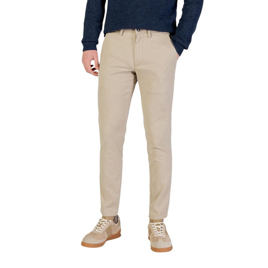 Borghese Beige Cotton Skinny Pants 1728,71956299936,Beige,Borghese,Clothing,IT46 | S,Men,New with tags,Pants - Clothing,Skinny Pants - Pants - Clothing
