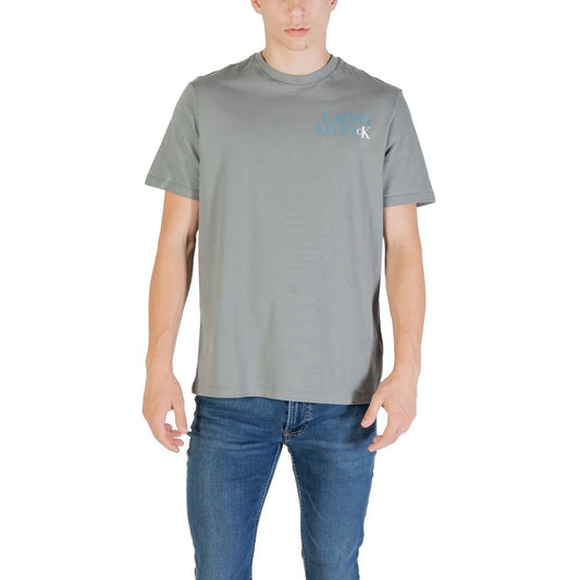 Calvin Klein Jeans Gray Cotton T-Shirt 1728,71956299936,Calvin Klein Jeans,Clothing,Gray,IT52 | XL,IT54 | XXL,Men,New with tags,T-Shirts - Clothing,T-Shirts - T-Shirts - Clothing
