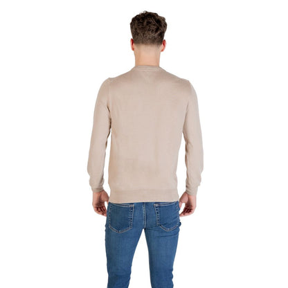 Guess Beige Polyester Sweatshirt 1728,71956299936,Beige,Clothing,Guess,IT54 | XXL,Men,New with tags,Sweaters - Clothing,Sweatshirts - Sweaters - Clothing