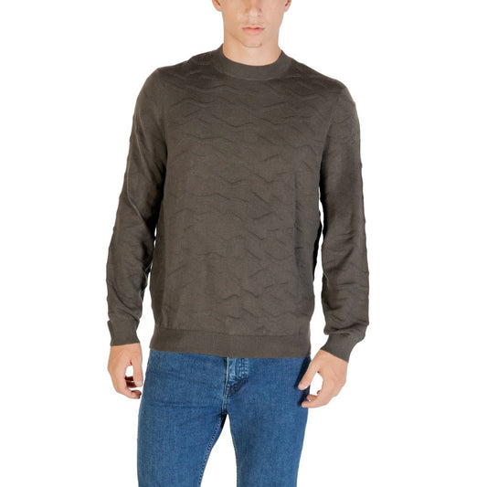 Armani Exchange Green Marabou Sweatshirt 1728,71956299936,Armani Exchange,Clothing,Green,IT44 | S,Men,New with tags,Sweaters - Clothing,Sweatshirts - Sweaters - Clothing