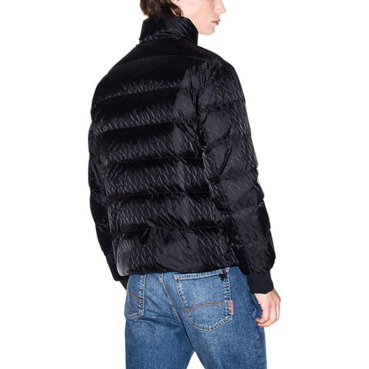 Armani Exchange Black Polyamide Coat 1728,71956299936,Armani Exchange,Black,Clothing,Coats - Jackets & Coats - Clothing,IT42 | XS,IT48 | L,IT52 | XL,IT54 | XXL,Jackets & Coats - Clothing,Men,New with tags