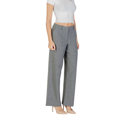 Only Gray Recycled Polyester Casual Pants 1728,42/32,71956299936,Casual Pants - Pants - Clothing,Clothing,Gray,New with tags,Only,Pants - Clothing,Women