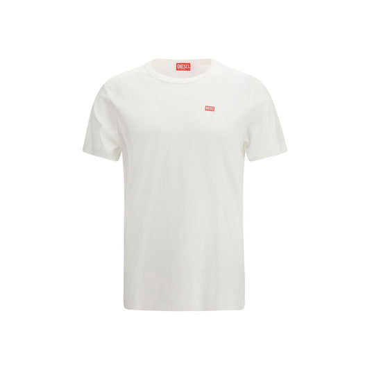 Diesel White Cotton T-Shirt 1728,72470364320,Clothing,Diesel,M,Men,New with tags,S,T-Shirts - Clothing,T-Shirts - T-Shirts - Clothing,White