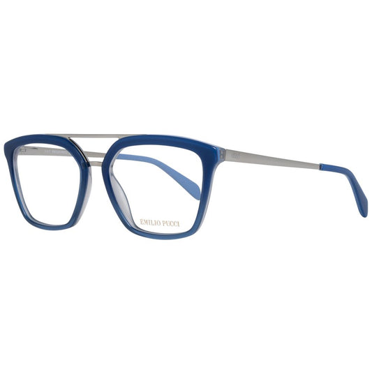 Emilio Pucci Blue Metal & Plastic Glasses (Frames) 1728,67345776800,Accessories,Blue,Emilio Pucci,Glasses (Frames) - Glasses and Sunglasses - Accessories,Glasses and Sunglasses - Accessories,New with tags,Women