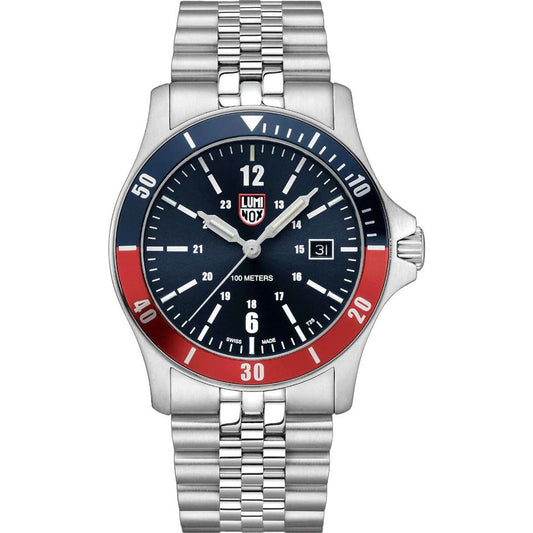 Luminox Gray Stainless Steel Sport Watch 1728,67434610848,Accessories,Gray,Luminox,Men,New with tags,Sport Watches - Watches - Accessories,Watches - Accessories