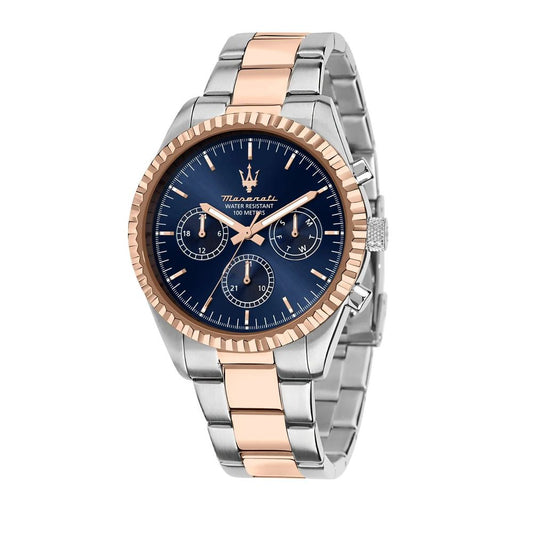 Maserati Multicolor Stainless Steel Dress Watch 1728,67434610848,Accessories,Dress Watches - Watches - Accessories,Maserati,Men,Multicolor,New with tags,Watches - Accessories