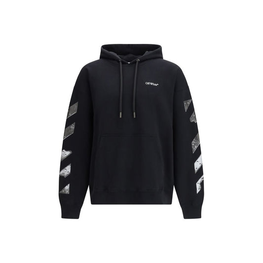 Off-White Black Cotton Sweatshirt 1728,72470364320,Black,Clothing,L,M,Men,New with tags,Off-White,S,Sweaters - Clothing,Sweatshirts - Sweaters - Clothing,XL