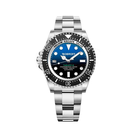 Bobroff Silver Stainless Steel Sport Watch 1728,67434610848,Accessories,Bobroff,Men,New with tags,Silver,Sport Watches - Watches - Accessories,Watches - Accessories