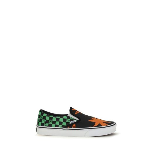 Valentino Garavani Multicolor Cotton Low Top Sneakers 1728,72470364320,EU40/US7,EU41/US8,EU42/US9,EU43/US10,EU44/US11,EU45/US12,EU46/US13,Low Tops - Sneakers - Shoes,Men,Multicolor,New with tags,Shoes,Sneakers - Shoes,Valentino Garavani