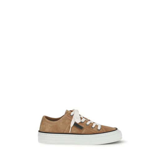 Brunello Cucinelli Beige Calf Leather Bos Taurus Low Top Sneakers 1728,72470364320,Beige,Brunello Cucinelli,EU36/US6,EU37/US7,EU38/US8,EU39/US9,EU40/US10,EU41/US11,Low Tops - Sneakers - Shoes,New with tags,Shoes,Sneakers - Shoes,Women