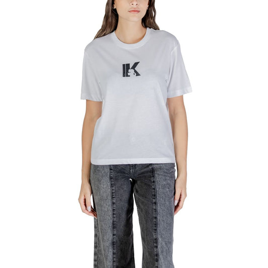 Karl Lagerfeld White Cotton T-Shirt 1728,71956299936,Clothing,IT38|XS,IT40|S,Karl Lagerfeld,New with tags,T-Shirts - Clothing,T-Shirts - T-Shirts - Clothing,White,Women