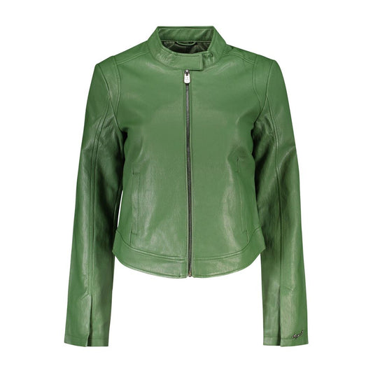 Desigual Verde Poliuretano Women Jacket 1728,67403481248,Clothing,Desigual,Green,Jackets & Coats - Clothing,Leather Jackets - Jackets & Coats - Clothing,M,New with tags,S,Women,XS