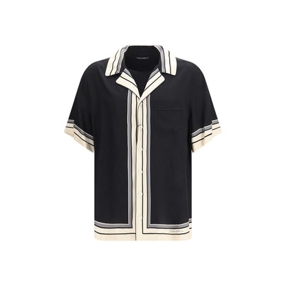 Dolce & Gabbana Multicolor Silk Shortsleeve Shirt