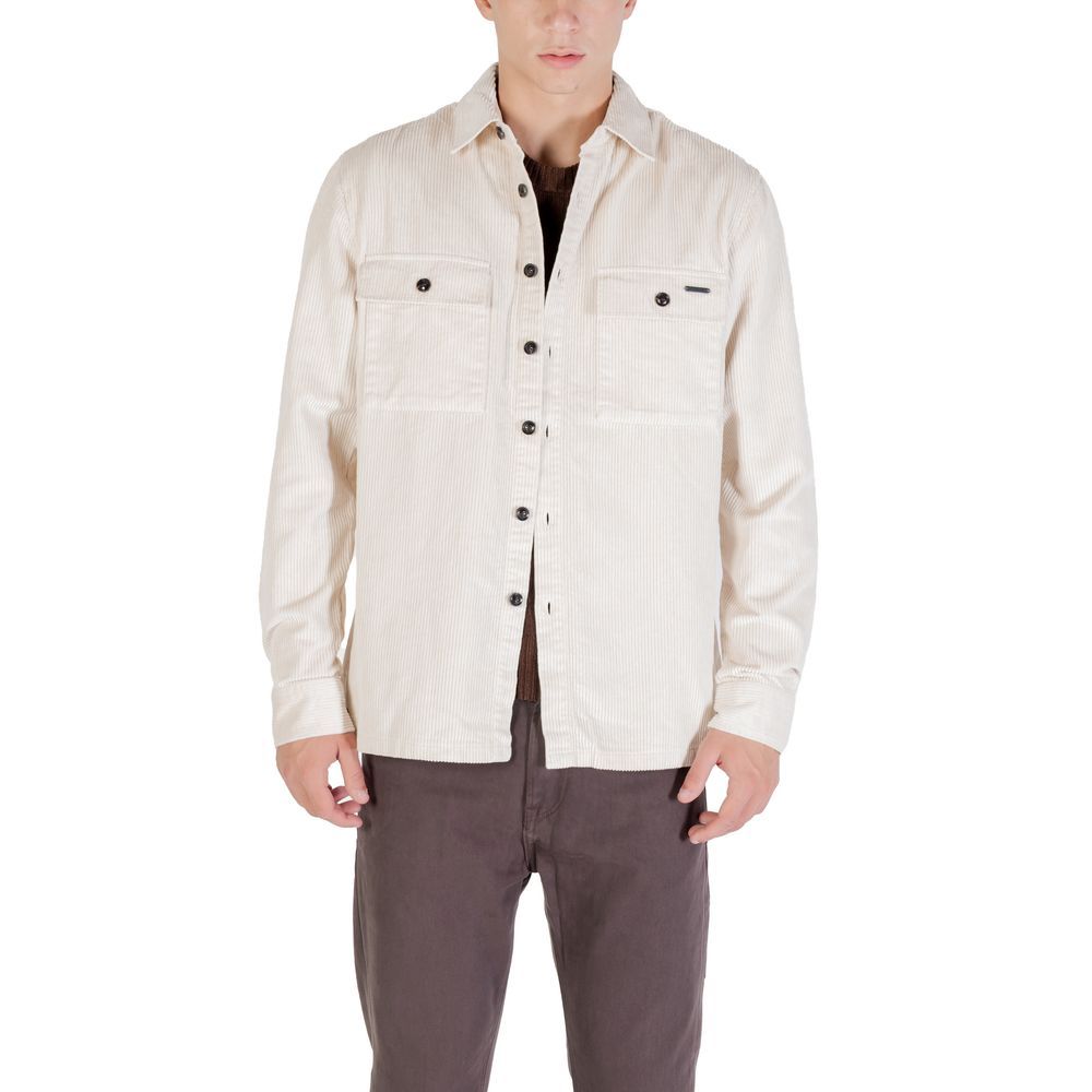 Gianni Lupo Cream Cotton Clothing