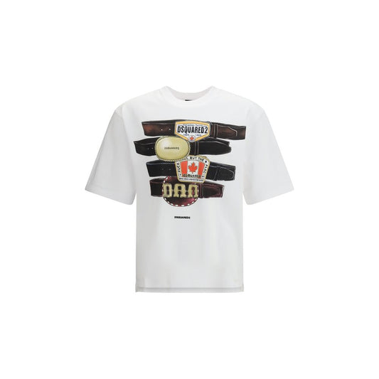 Dsquared² White Cotton T-Shirt 1728,72470364320,Clothing,Dsquared²,M,Men,New with tags,T-Shirts - Clothing,White,XL