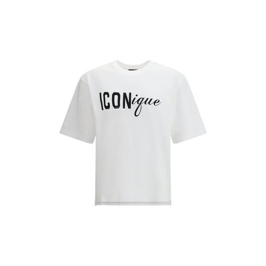 Dsquared² White Cotton T-Shirt 1728,72470364320,Clothing,Dsquared²,L,Men,New with tags,S,T-Shirts - Clothing,White,XL