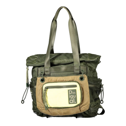 Desigual Verde Polyester Woman Backpack 1728,67403481248,Bags,Desigual,Green,Handbags - Bags,New with tags,Women