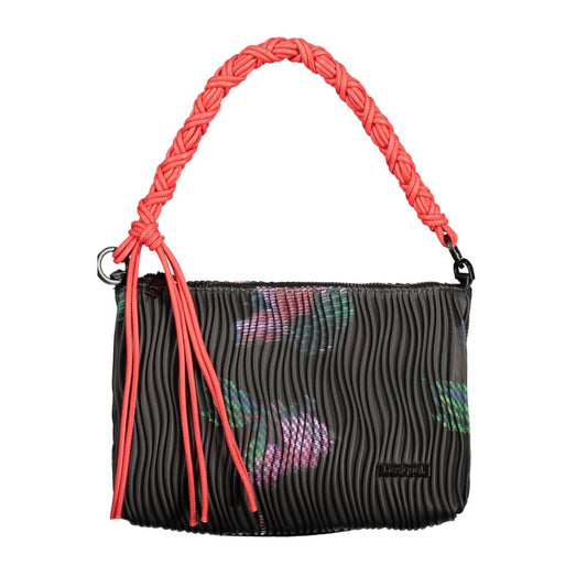 Desigual Black Polyethylene Handbag 1728,67403481248,Bags,Black,Desigual,Handbags - Bags,New with tags,Women