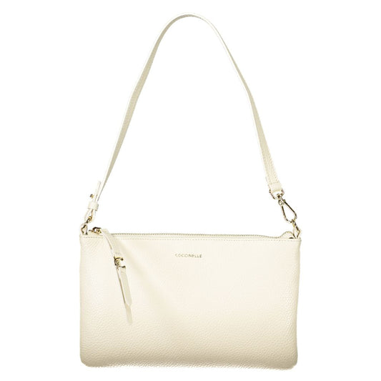 Coccinelle White Leather Handbag 1728,67403481248,Bags,Coccinelle,Handbags - Bags,New with tags,White,Women