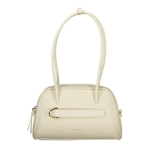Coccinelle White Leather Handbag