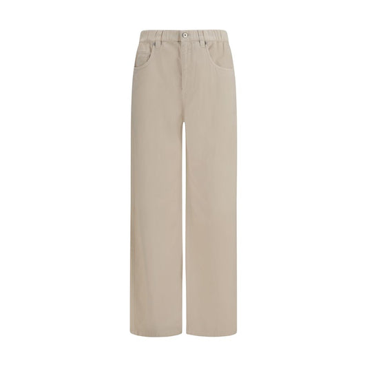Brunello Cucinelli Beige Cotton Jeans Denim 1728,72470364320,Beige,Brunello Cucinelli,Clothing,IT40 | M,Jeans Denim - Clothing,New with tags,Women
