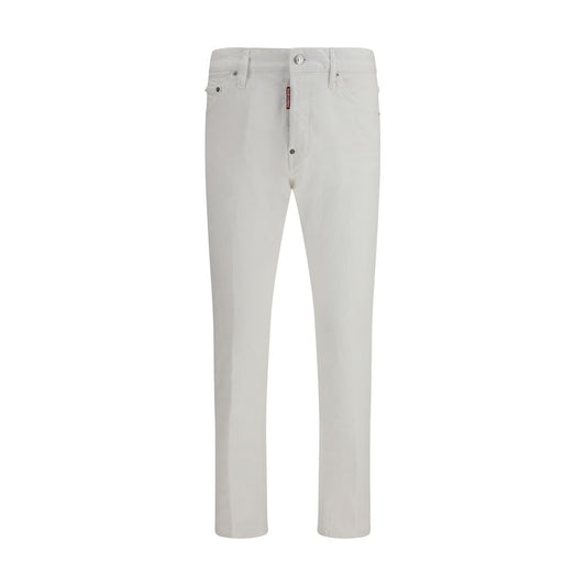 Dsquared² White Cotton Jeans Denim 1728,72470364320,Clothing,Dsquared²,IT44 | XS,IT46 | S,IT48 | M,IT50 | L,IT54 | XXL,IT56 | 3XL,Jeans Denim - Clothing,Men,New with tags,White