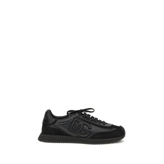Dolce & Gabbana Black Calf Leather Bos Taurus Athletic Sneakers 1728,72470364320,Athletic - Sneakers - Shoes,Black,Dolce & Gabbana,EU39/US6,EU42/US9,EU43.5/US10.5,EU44/US11,EU45/US12,EU46/US13,Men,New with tags,Shoes,Sneakers - Shoes
