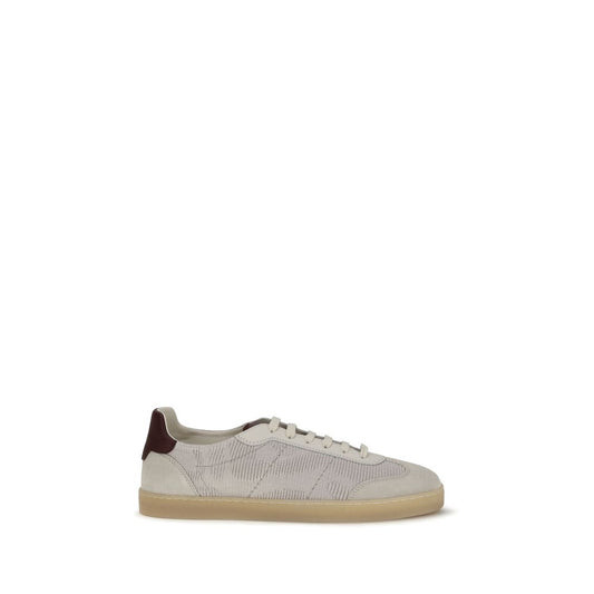 Brunello Cucinelli Beige Calf Leather Bos Taurus Low Top Sneakers 1728,72470364320,Beige,Brunello Cucinelli,EU40.5/US7.5,EU40/US7,EU41.5/US8.5,EU41/US8,EU43/US10,EU44/US11,EU45/US12,Low Tops - Sneakers - Shoes,Men,New with tags,Shoes,Sneakers - Shoes